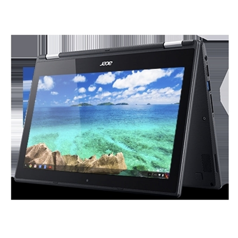 Acer Chromebook R 11 C738T-C44Z 11.6" Touch 4GB 16GB eMMC Celeron® N3150 1.6GHz ChromeOS, Black (Certified Refurbished)