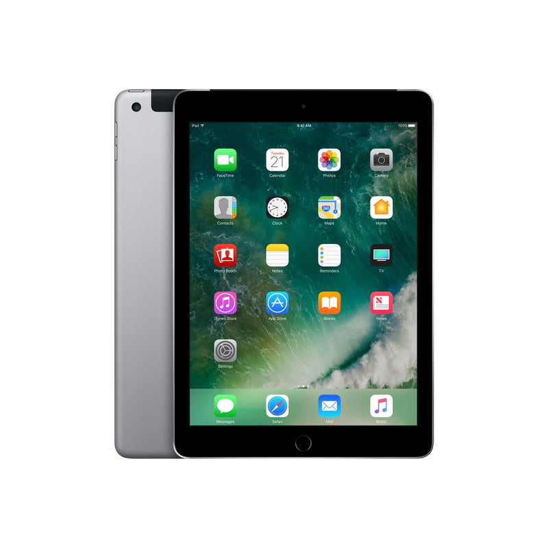 Apple iPad 6 9.7" Tablet 32GB WiFi + 4G LTE Fully Unlocked, Space Gray (Refurbished)
