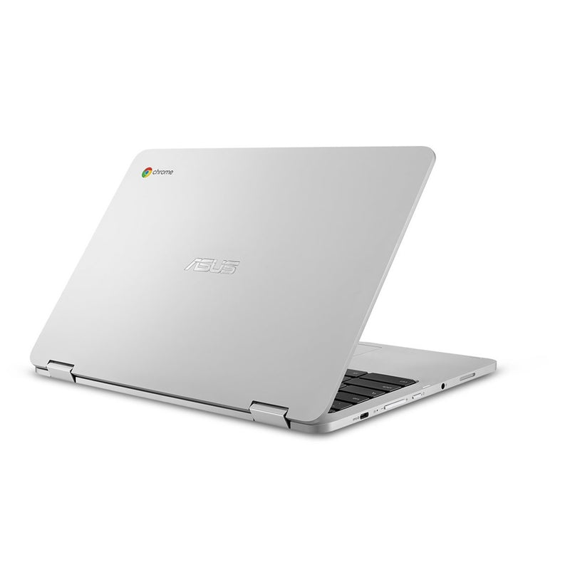 Asus Chromebook C302CA-DHM4 12.5" Touch 4GB 64GB eMMC Core™ M5-6Y54 2.7GHz ChromeOS, Silver (Refurbished)