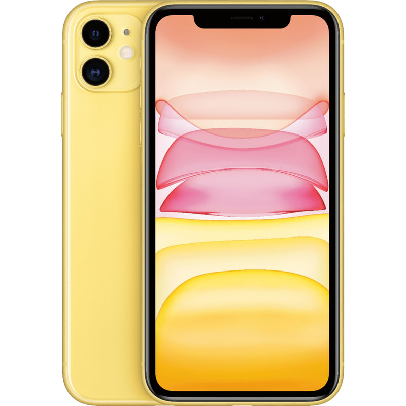 Apple iPhone 11 256GB 6.1" 4G LTE Verizon Unlocked, Yellow (Certified Refurbished)