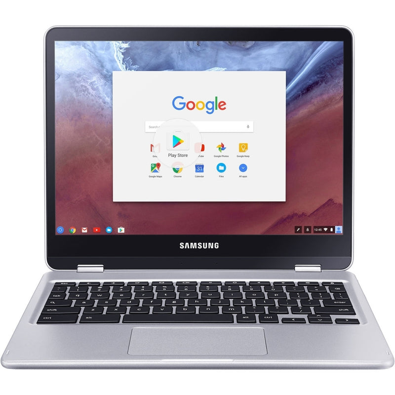 Samsung Chromebook Plus 12.3" Touch 4GB 32GB eMMC OP1 2.0GHz ChromeOS, Silver (Certified Refurbished)