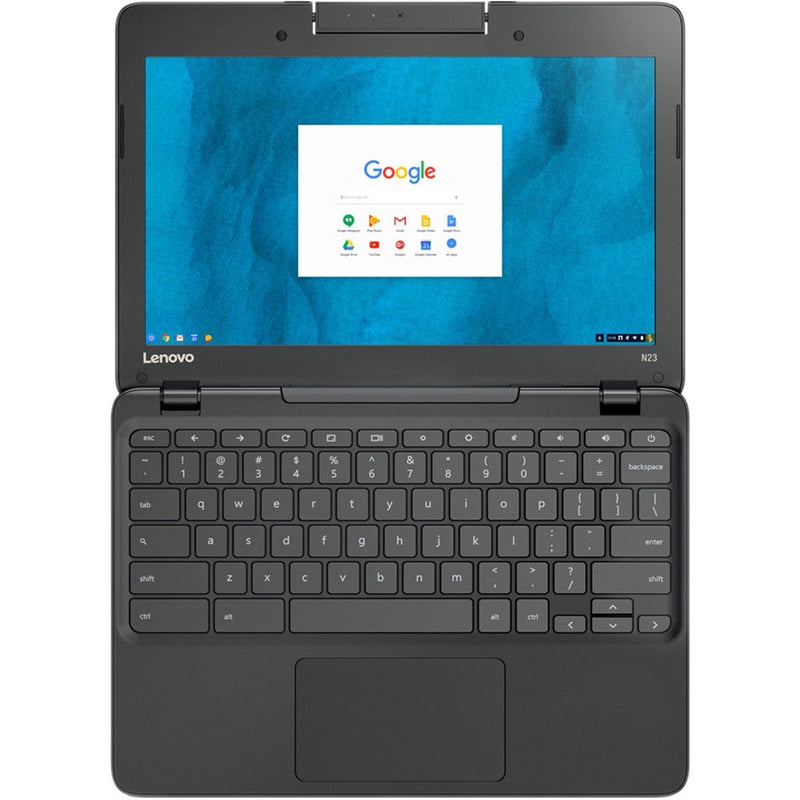 Lenovo Chromebook N23 11.6" Touch 4GB 64GB eMMC Celeron® N3060 1.6GHz ChromeOS, Black (Certified Refurbished)