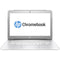 HP Chromebook 14-ak013dx 14" 2GB 16GB eMMC Celeron® N2840 2.1GHz ChromeOS, Silver (Certified Refurbished)
