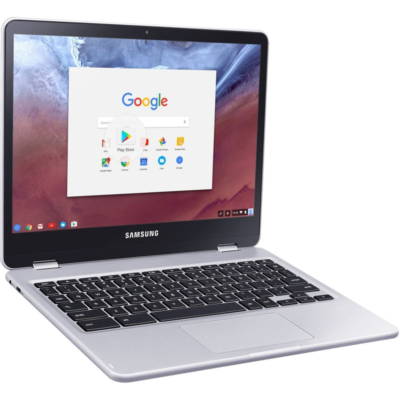 Samsung Chromebook Plus 12.3" Touch 4GB 32GB eMMC OP1 2.0GHz ChromeOS, Silver (Certified Refurbished)