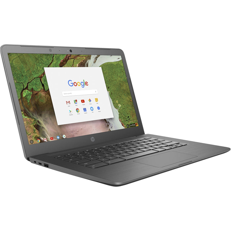 HP Chromebook 14 G5 14" 8GB 32GB eMMC Celeron® N3350 1.1GHz ChromeOS, Gray (Certified Refurbished)