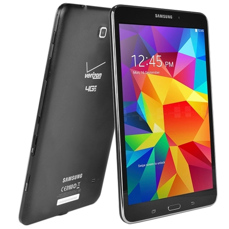 Samsung Galaxy Tab 4 SM-T337V 8" Tablet 16GB WiFi + 4G LTE Snapdragon™ 400 1.2GHz, Black (Certified Refurbished)