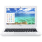 Acer Chromebook CB3-111-C8UB Intel Celeron N2830 X2 2.16GHz 2GB 16GB SSD 11.6", White  (Refurbished)