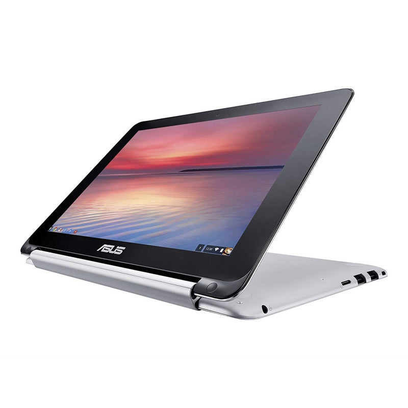 Asus Chromebook 11 C100PA 10.1" Touch 4GB 16GB eMMC Rockchip RK3026 1.8GHz ChromeOS, Silver (Certified Refurbished)