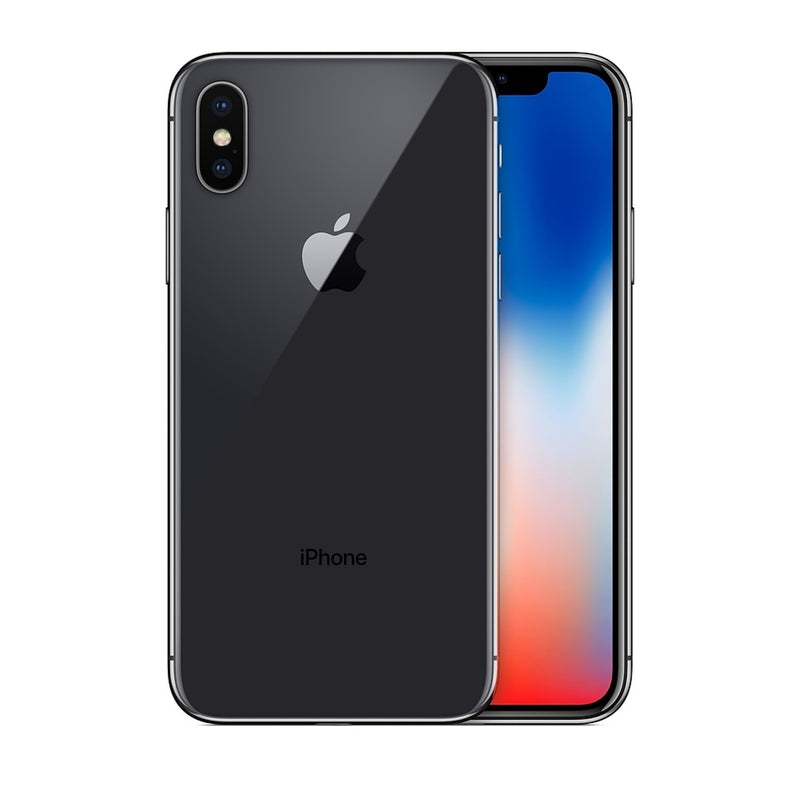 Apple iPhone X 64GB 5.8" 4G LTE GSM Unlocked, Space Gray (Refurbished)