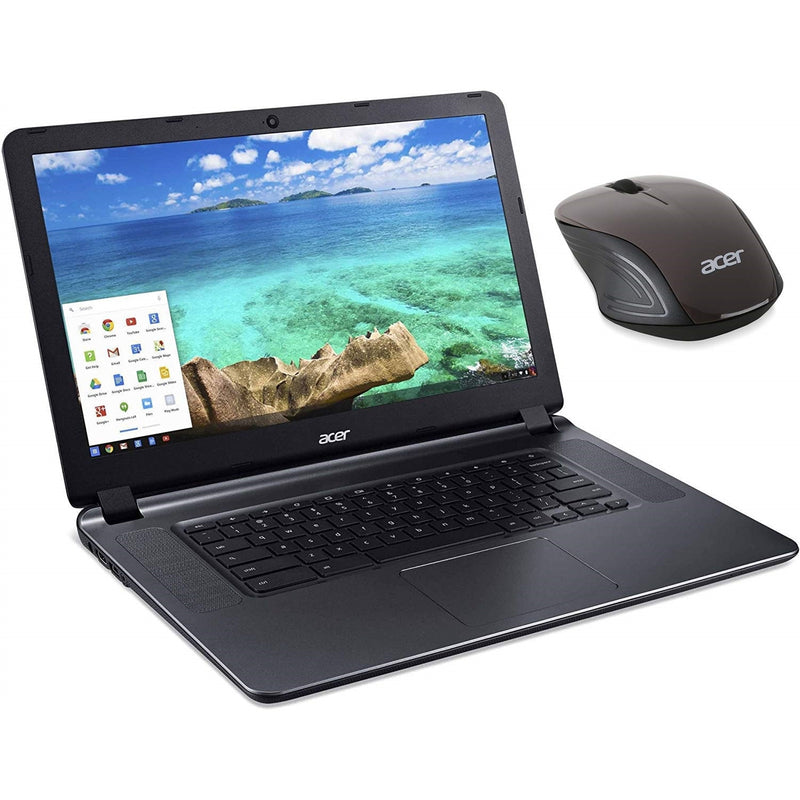 Acer Chromebook CB3-532 15.6" 2GB 16GB eMMC Celeron® N3060 1.6GHz ChromeOS, Gray (Refurbished)