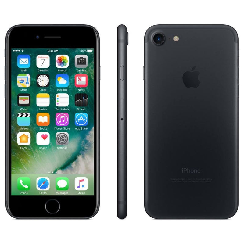 Apple iPhone 7 32GB 4.7" 4G GSM Unlocked, Matte Black (Certified Refurbished)