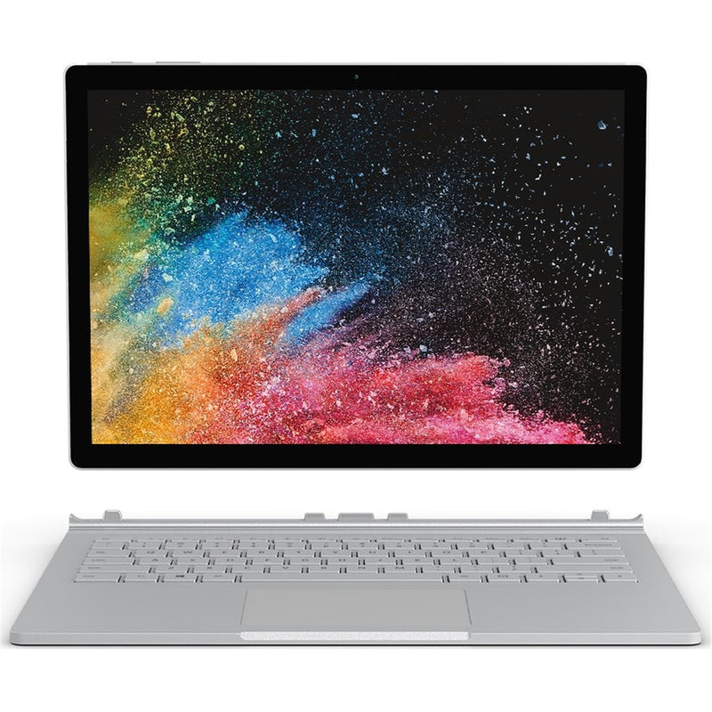 Microsoft Surface Book HMX-00001 13.5" Touch 8GB 256GB SSD Core™ i5-7300U 2.6GHz Win10P, Silver (Refurbished)