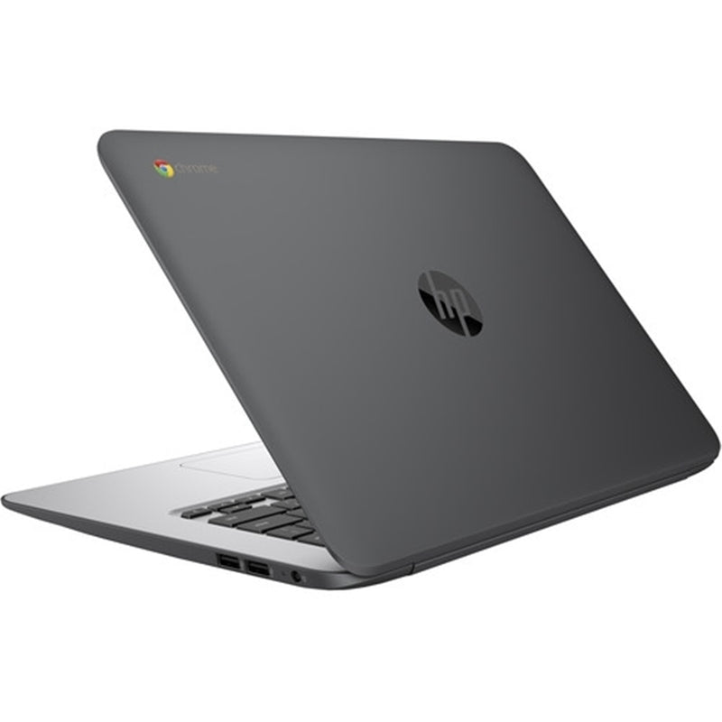HP Chromebook 14 G4 14" 2GB 16GB eMMC Celeron® N2840 2.16GHz ChromeOS, Silver (Refurbished)
