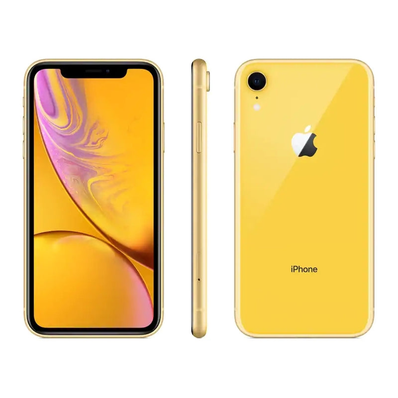 Apple iPhone iPhone XR 64GB 6.1" 4G LTE AT&T Only, Yellow (Certified Refurbished)