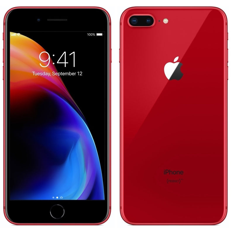 Apple iPhone 8 Plus 256GB 5.5" 4G LTE Verizon Unlocked, Red (Refurbished)