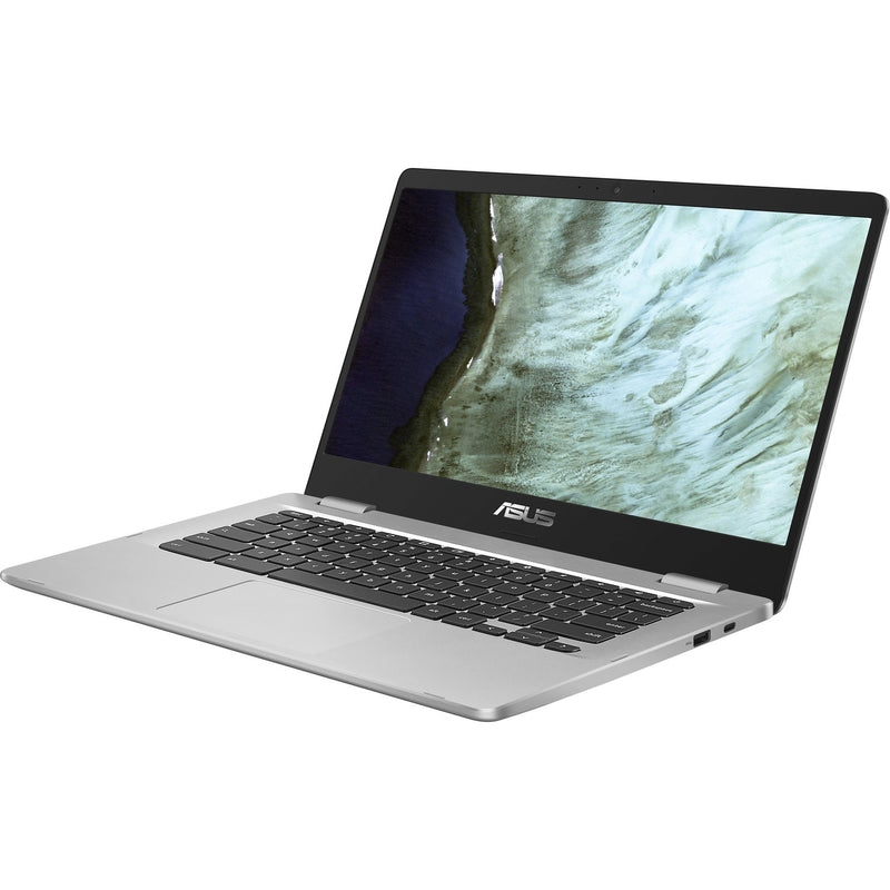Asus Chromebook C423NA-DH02 14" 4GB 32GB eMMC Celeron® N3550 1.1GHz ChromeOS, Silver (Certified Refurbished)