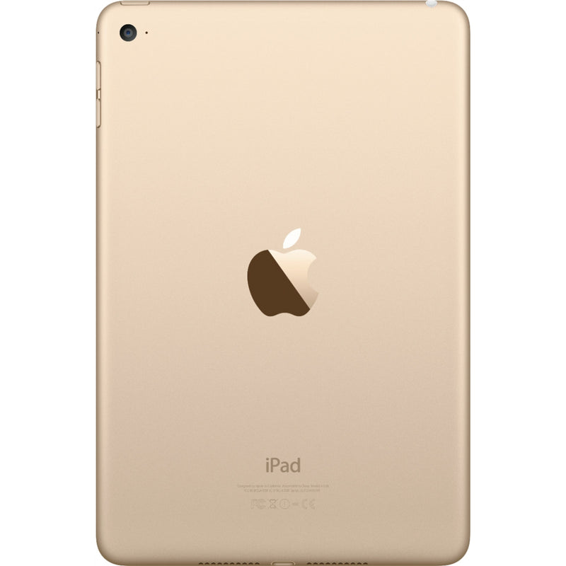 Apple iPad Mini 4 7.9" Tablet 128GB WiFi, Gold (Refurbished)