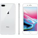 Apple iPhone 8 Plus 64GB 5.5" 4G LTE AT&T Only, Silver (Certified Refurbished)