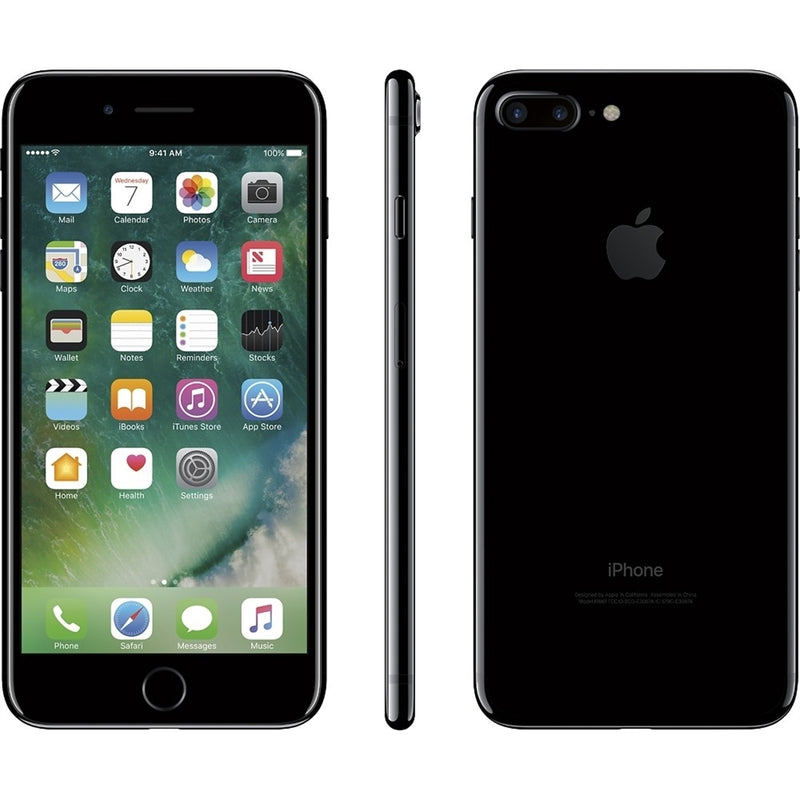 Apple iPhone 7 Plus 128GB 5.5" 4G LTE Verizon Unlocked, Jet Black (Refurbished)