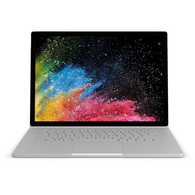 Microsoft Surface Book 2 13.5" Touch 8GB 128GB SSD Core i5-7300U 2.6GHz Win10P, Silver (Certified Refurbished)