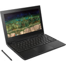 Lenovo Chromebook 500e 11.6" Touch 4GB 32GB Intel Celeron N4100, Black  (Certified Refurbished)