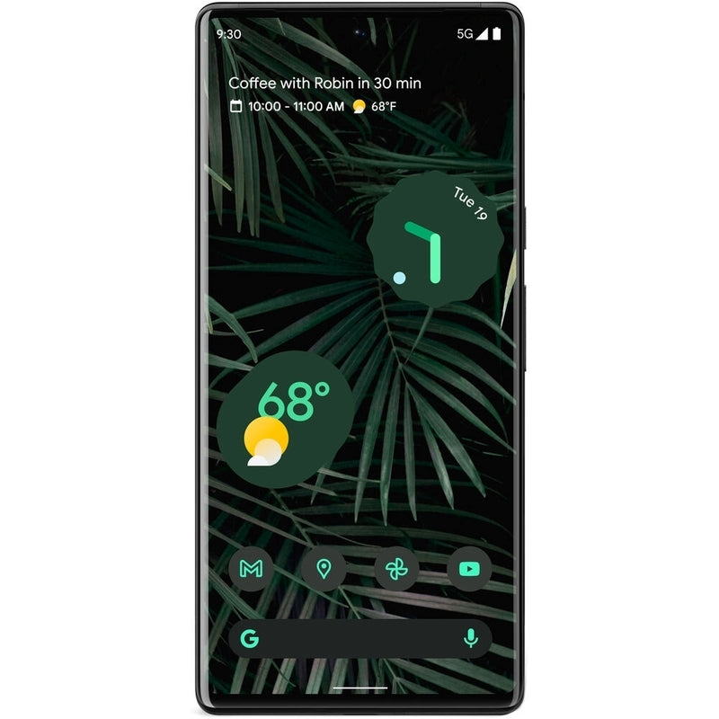 Google Pixel 6 Pro 128GB 6.71" 5G Verizon Unlocked, Stormy Black (Certified Refurbished)