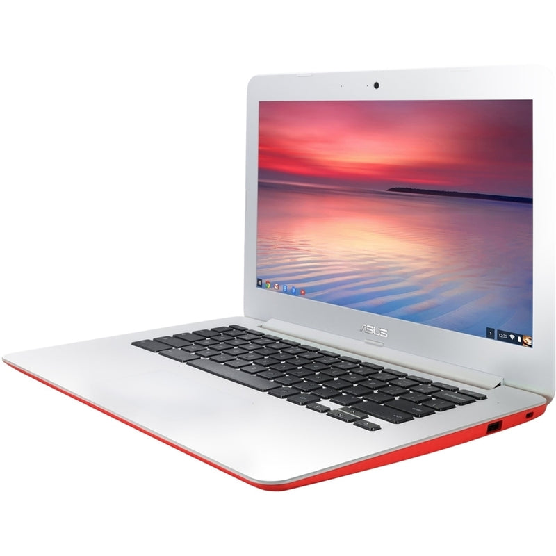 Asus Chromebook C300MA-DH02 13.3" 4GB 16GB SSD Celeron® N2830 2.16GHz ChromeOS, Red (Certified Refurbished)