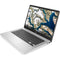 HP Chromebook 14A-NA0023 14" 4GB 64GB SSD Celeron® N4000 1.1GHz ChromeOS, Silver (Refurbished)