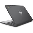 HP Chromebook 11-V032NR 11.6" Touch 4GB 16GB eMMC Celeron® N3060 1.6GHz ChromeOS, Grey (Certified Refurbished)