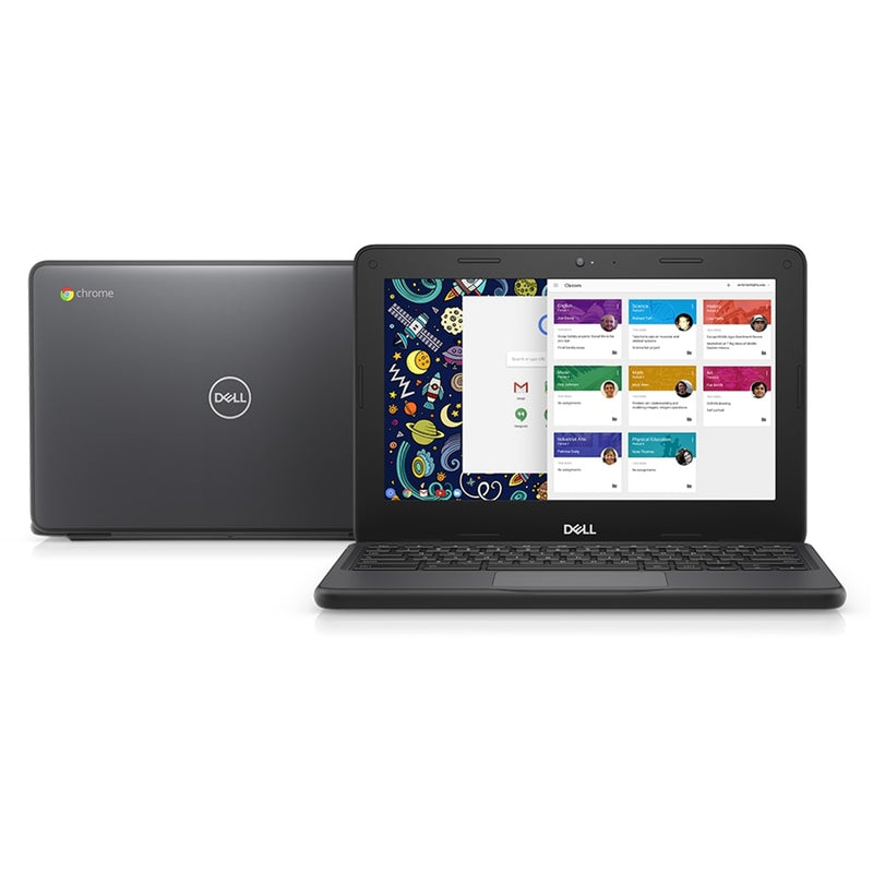 Dell Chromebook 11 5190 11.6" Touch 4GB 32GB eMMC Celeron® N3350 1.1GHz ChromeOS, Black (Certified Refurbished)