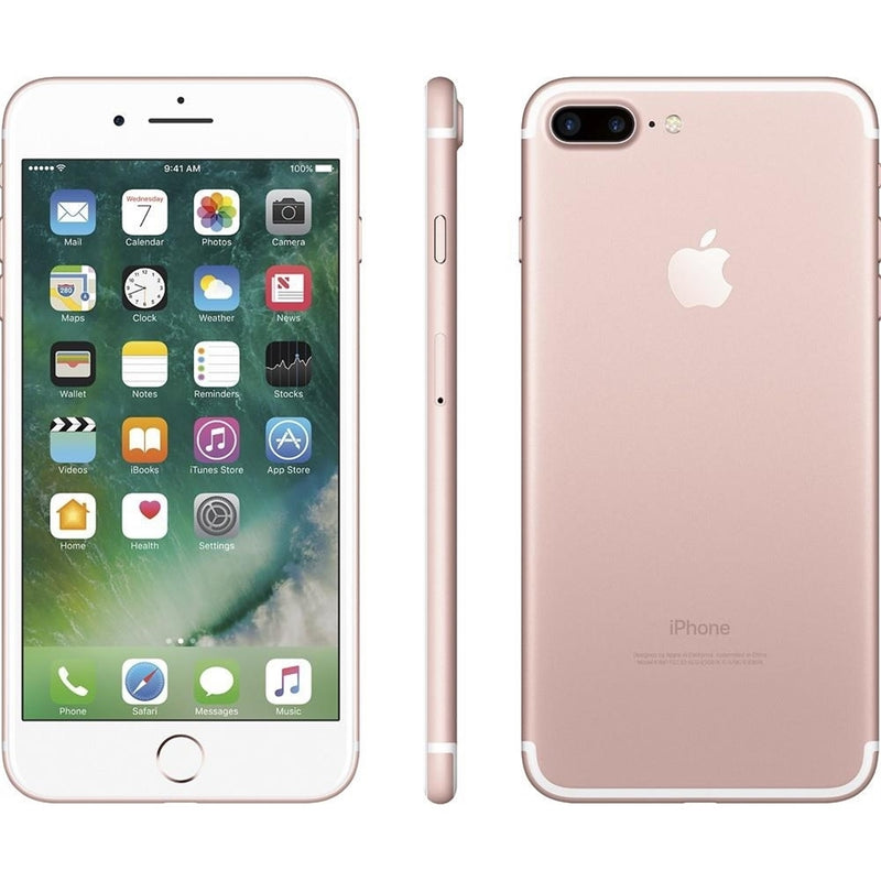 Apple iPhone 7 Plus 128GB 5.5" 4G LTE Verizon Unlocked, Rose Gold (Refurbished)