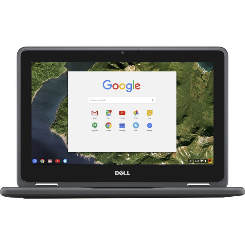 Dell Chromebook 11 3189 11.6" Touch 4GB 16GB eMMC Celeron® N3060 1.6GHz ChromeOS, Black (Certified Refurbished)