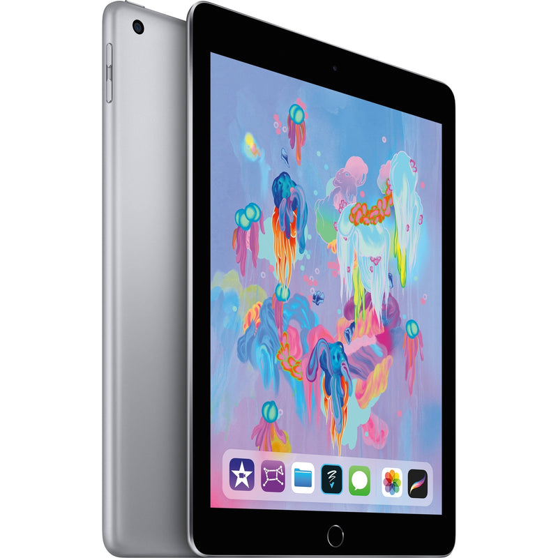 Apple iPad 6 9.7" Tablet 32GB WiFi + 4G LTE Fully Unlocked, Space Gray (Certified Refurbished)