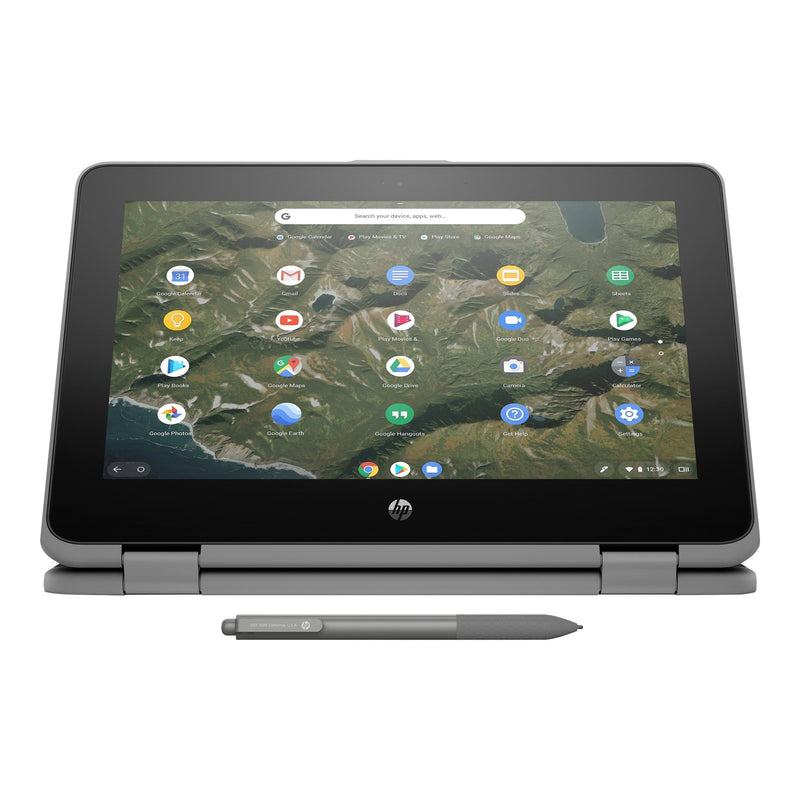 HP Chromebook 11 x360 G2 EE 11.6" Touch 4GB 32GB eMMC Celeron® N4000 1.1GHz ChromeOS, Gray (Certified Refurbished)