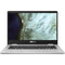 Asus Chromebook C423NA-DH02 14" 4GB 32GB eMMC Celeron® N3550 1.1GHz ChromeOS, Silver (Certified Refurbished)