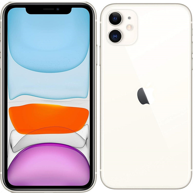 Apple iPhone 11 128GB 6.1" 4G LTE Verizon Unlocked, White (Certified Refurbished)