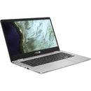 Asus Chromebook C423NA-DH02 14" 4GB 32GB eMMC Celeron® N3550 1.1GHz ChromeOS, Silver (Certified Refurbished)