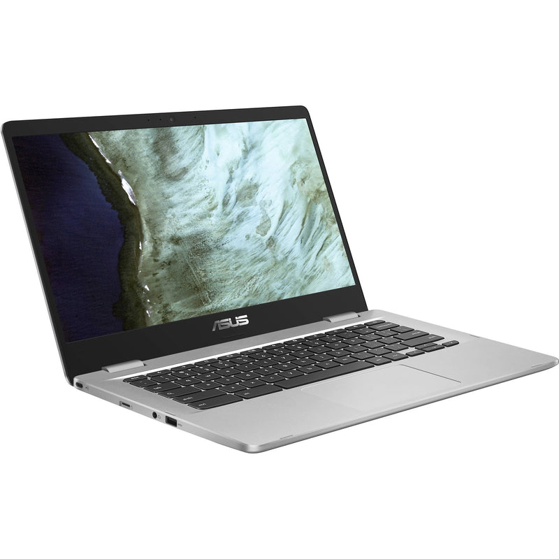 Asus Chromebook C423NA-DH02 14" 4GB 32GB eMMC Celeron® N3550 1.1GHz ChromeOS, Silver (Certified Refurbished)