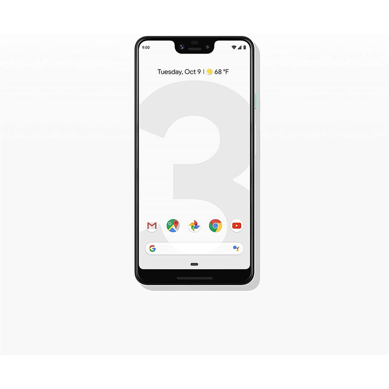 Google Pixel 3 XL 64GB 6.3" 4G LTE Verizon Unlocked, Clearly White (Refurbished)