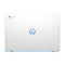 HP Chromebook 14-ak060nr 14" 4GB 16GB eMMC Celeron® N2940 1.8GHz ChromeOS, Snow White/Pastel Blue (Refurbished)