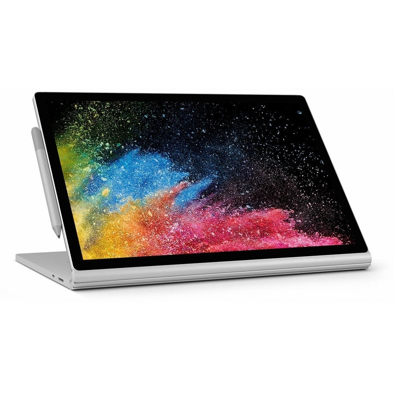 Microsoft Surface Book 2 13.5" Touch 8GB 128GB SSD Core i5-7300U 2.6GHz Win10P, Silver (Certified Refurbished)