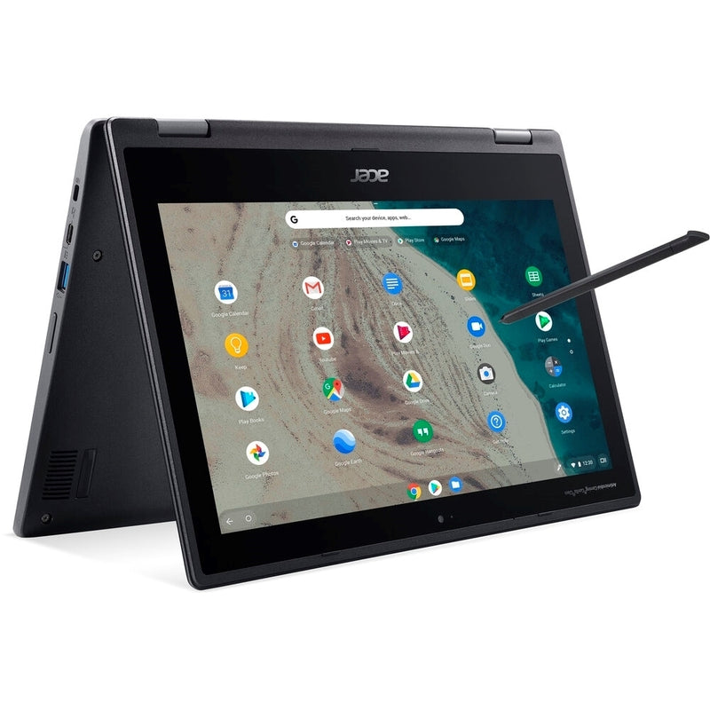 Acer Chromebook 11 Spin 511 R752TN-C3DD 11.6" Touch 4GB 32GB eMMC Celeron® N4100 1.1GHz, Black (Certified Refurbished)