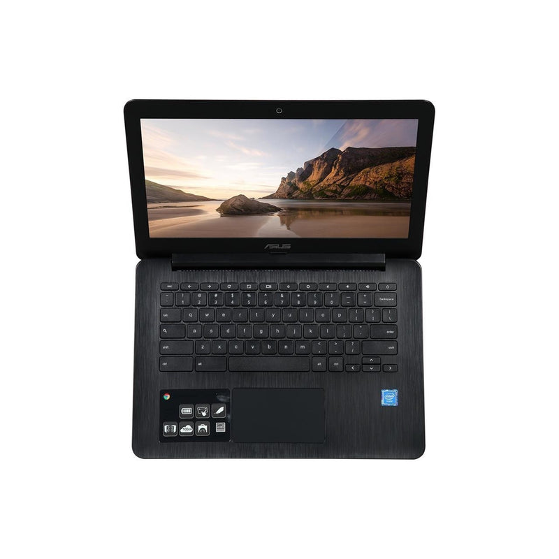 Asus Chromebook C300SA-DH02 13.3" 4GB 16GB eMMC Celeron® N3060 1.6GHz ChromeOS, Black (Certified Refurbished)