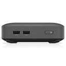 HP Chromebox J5N50UT Mini PC 4GB 16GB eMMC Celeron® 2955U 1.4GHz ChromeOS, Black (Certified Refurbished)