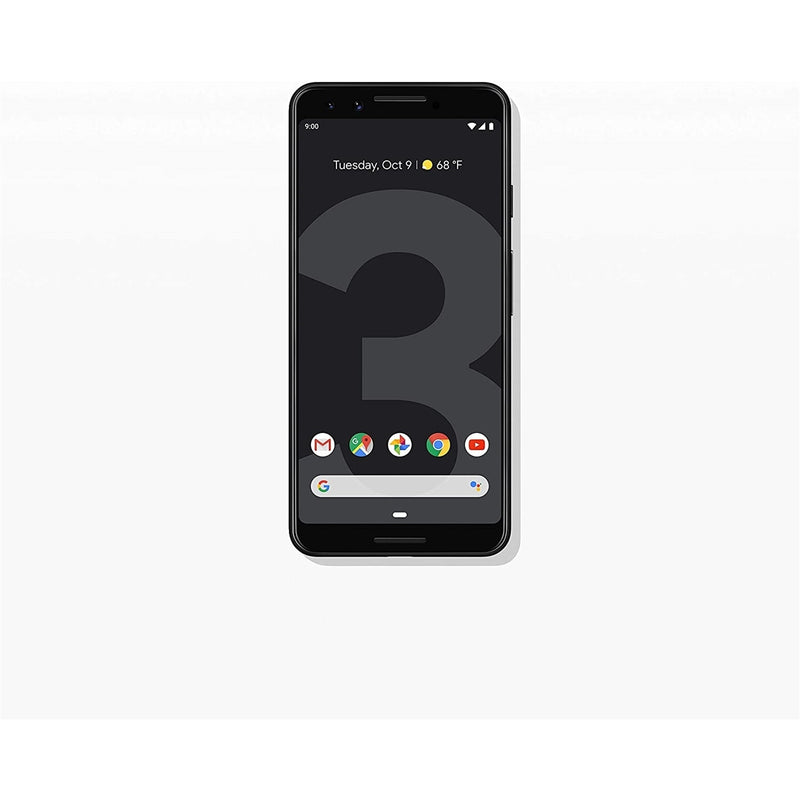 Google Pixel Pixel 3 128GB 5.5" 4G LTE Verizon Unlocked, Just Black (Certified Refurbished)