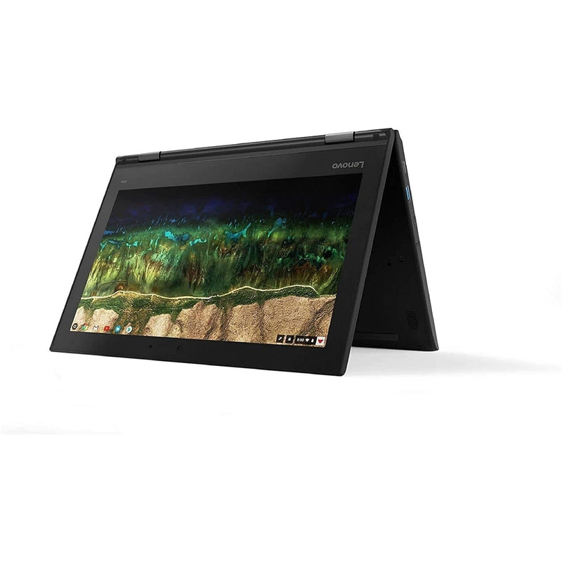 Lenovo Chromebook 500e 11.6" 2nd Gen 2in1 Touch 4GB 32GB Celeron N4120 ChromeOS, Black (Certified Refurbished)