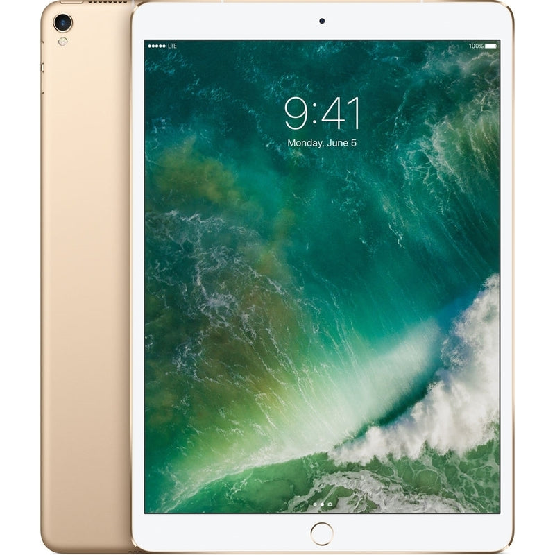 Apple iPad Pro MPHJ2LL/A 10.5" Tablet 256GB WiFi + 4G LTE Fully Unlocked, Gold (Refurbished)