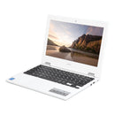 Acer Chromebook NX.G85AA.003 11.6" 2GB 16GB Intel Celeron N2840 X2 2.16GHz, White  (Refurbished)