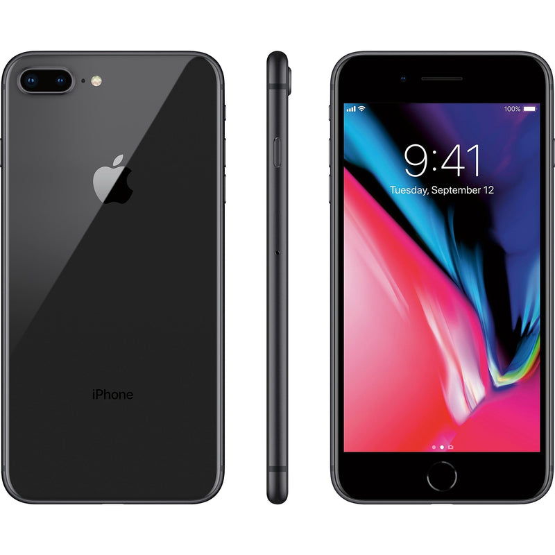 Apple iPhone 8 Plus 64GB 5.5" 4G LTE Verizon Unlocked, Space Gray (Refurbished)
