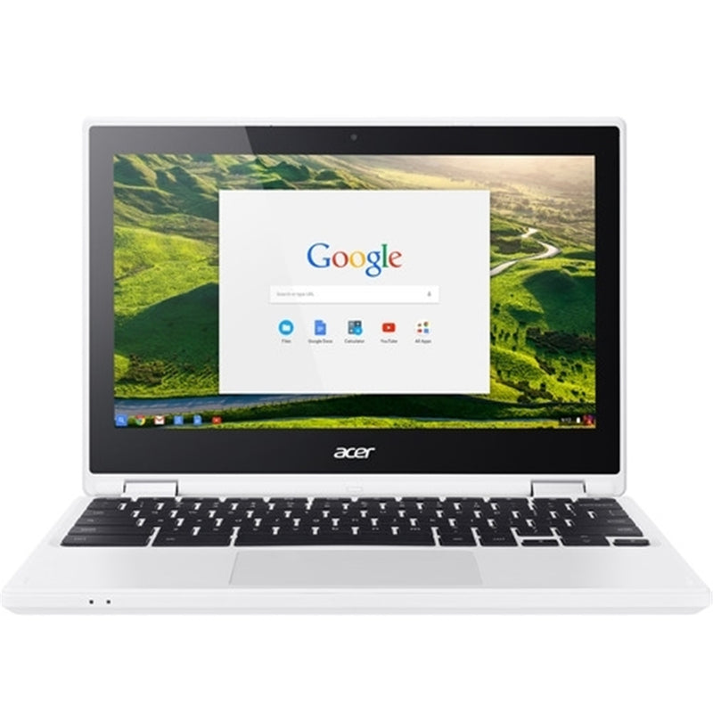 Acer Chromebook 11 R11 NX.G54AA.001 11.6" Touch 2GB 32GB eMMC Celeron® N3150 1.6GHz ChromeOS, White (Certified Refurbished)